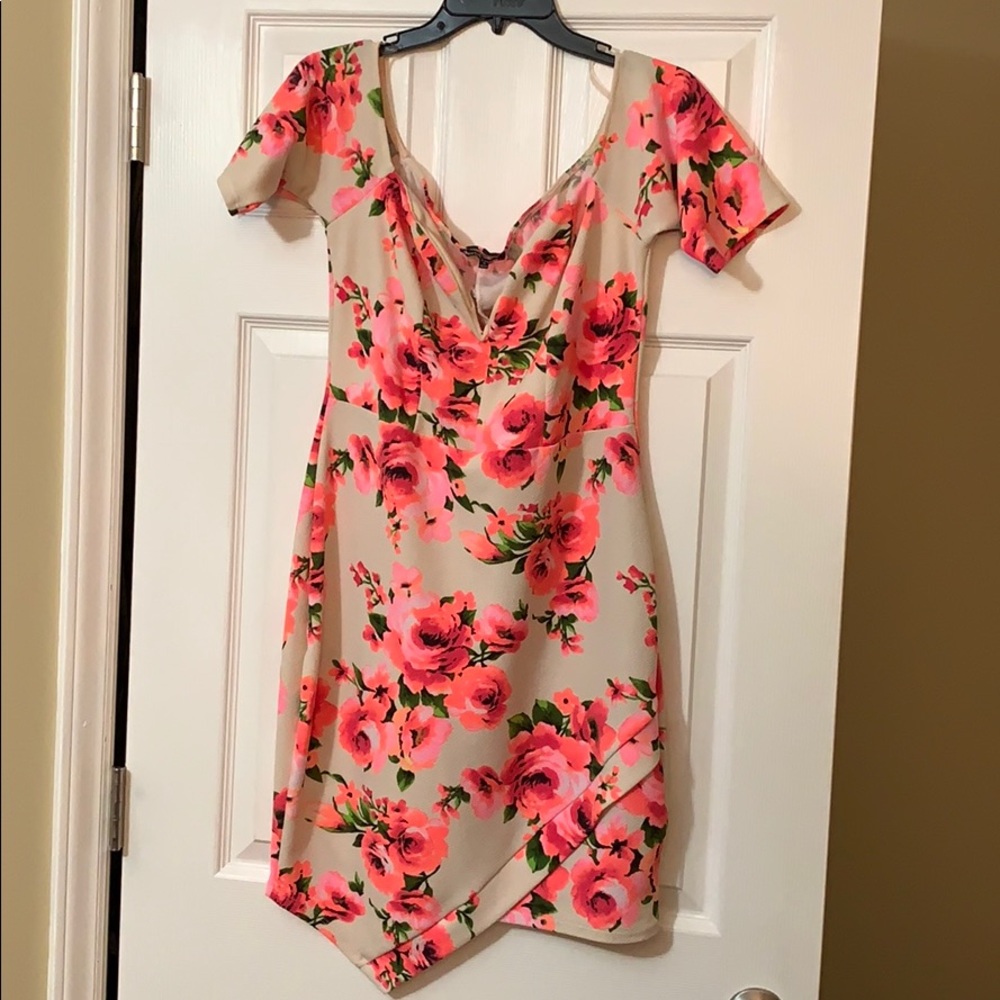 Sexy Floral Outwear dress